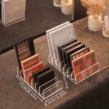 1 pieza Caja de almacenamiento de escritorio, estante de almacenamiento de tarjetas postales, adecuada para almacenamiento de escritorio en la oficina, escuela y hogar - Multicolor - Ver 9