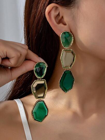 Bông tai tuyên bố phong cách ngày lễ phóng đại thời trang mới nhất