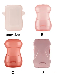 1 Pc Pink Squeeze Proof Flipping Box, Antisqueeze Puree Box ,Baby Feeding Tool, Translucent Squeeze-Proof Puree Box For Children To Eat Yogurt And Puree, Compatible With Most Fruit And Yogurt Bags On The Market, Squeeze Proof Flipping Box, Squeeze Proof Box PP Comfortable Grip Transparent Prevent Messes For Juices For Toddlers (Pink), Antisqueeze Puree Box, Transparent Comfortable Grip To Prevent Mess, Portable Baby Antisqueeze Flip Box For Juice - Pink - View 11