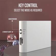 1pc/2pcs/4pcs LED Smart Sensor Night Light, Wireless USB Rechargeable Sensor Wall Light, With Motion Sensor, Upper And Lower Glow Protect Eyes Suitable For Bedroom, Hallway, Cabinet, Bathroom, Kitchen, Drawer - White - View 8