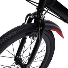 Mountain Bike 20 Inch City Bike Green/Red Racing Bike Carbon Steel Bike Frame City Bike Children Adult Bike