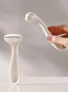 Newest Silky Fuzz Shaving Knife, Skin Blade, Gentle Trimming Without Harming Skin, No Black Spots, Razor For Leg & Underarm Hair Removal Beauty Makeup Tool, Women's Depilator, Portable Rubber Eraser, Physical Hair Removal Device, Sensorless Smooth Shaver, Travel Companion Hair Removal Knife ,Hair Products And Accessories For Barber Salon Beauty Travel Essentials