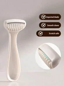 Newest Silky Fuzz Shaving Knife, Skin Blade, Gentle Trimming Without Harming Skin, No Black Spots, Razor For Leg & Underarm Hair Removal Beauty Makeup Tool, Women's Depilator, Portable Rubber Eraser, Physical Hair Removal Device, Sensorless Smooth Shaver, Travel Companion Hair Removal Knife ,Hair Products And Accessories For Barber Salon Beauty Travel Essentials