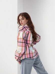 Women Coats - 粉色 - 查看 2