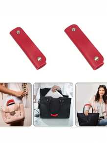1PC PU Leather Handbag Handle Cover, Handle Protector Cover, Handle Sleeve For Shoulder Bag, Luggage, Purse,Handbag Handle Wrap Protectors Strap, Luggage Bag Decompression Belt, Travel Accessories,Bag Shoulder Strap Protection