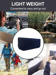 1pc Insulated Portable Insulin Cooler Bag -Friendly Cold Ice Pack Physical Cooler Box Lightweight Simple Zipper Carry Bag Diabetes Travel Case, Portable Medication Cooler Bag For Insulin Pens And Blood Glucose Monitor Supplies(For Small EpiPen) - Multicolor - View 4