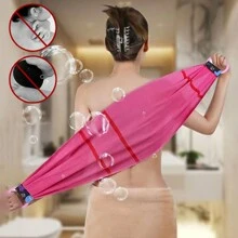Khăn tẩy tế bào chết lưng tối ưu-Polyester mềm, thiết kế sọc cho nam và nữ - Nhiều màu - Xem 9