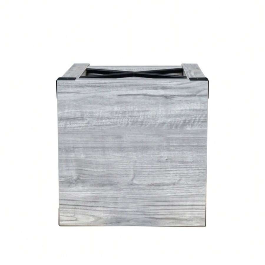 Walker Edison Sedalia Modern Farmhouse Metal X Side Table, 18 Inch