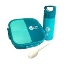 Sets de cajas de almuerzo - Azul - Ver 4