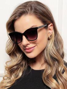 Women Fashion Glasses - Black - View 1