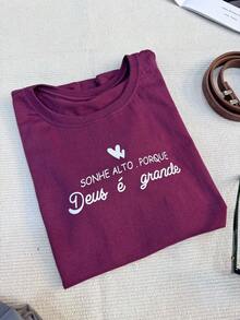 Women T-Shirts - 中紫紅色 - 查看 4