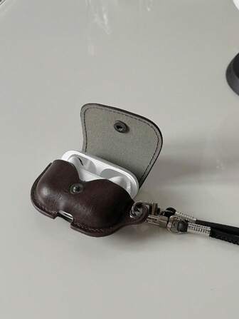 复古皮革专业保护壳，斜挎保护套，适用于 Apple 1/2/3/Pro 3 无线蓝牙耳机