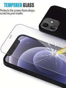 4Pcs Dalotou Tempered Glass Screen Protectors Compatible With Iphone 15 Pro Max/15 Pro/14/13 Pro Max/12/11 Pro - 9H Hardness Ultra HD Screen Protection - Clear - View 5
