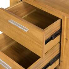 20.7x15.4x22" Nightstand - 原木色+棕色 - 查看 6