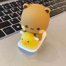1pc熊猫伊尔布布嘟嘟玩偶桌面公仔车饰卡通可爱动漫周边时尚玩偶 - Yier Bubu - 查看 8