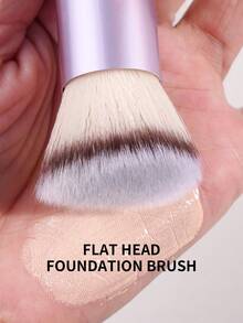 Bộ cọ trang điểm mặt chuyên nghiệp MAANGE 4 chiếc, cọ đánh nền, cọ đánh phấn, cọ đánh phấn má hồng, cọ hoàn thiện, dụng cụ trang điểm bằng sợi mềm cho kem lỏng, cọ trang điểm màu hồng để trang điểm hàng ngày trên mặt - Hồng - Xem 9