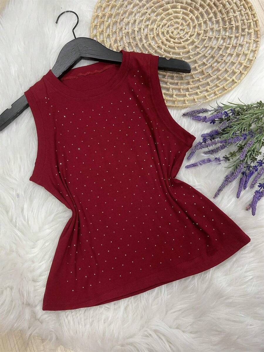 Women Tank Tops & Camis - 紅色 - 查看 1