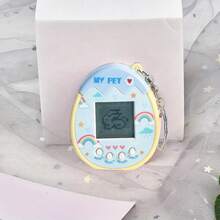 Retro Virtual Pet Keychain Game-Portable Entertainment-Multiple Pet Care Functions-Ideal Gift For Gamers And Nostalgia Lovers - Multicolor - View 12