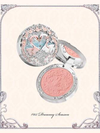 Flower Knows Rubor con relieve estampado de cisne ballet