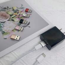 4pcs/pack Silver Type-c Female To Usb 2.0 Male Otg Adapter Headphone Converter, Pd Fast Charge Data Type-c Converter For Mobile Phone
