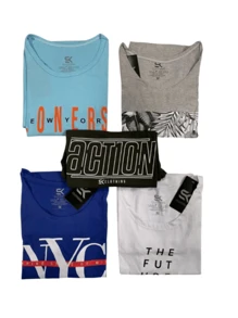 Men Plus Size T-Shirts - 彩色 - 查看 4