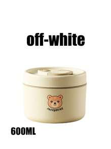 1 Caja de almuerzo de acero inoxidable 304, Caja de almuerzo aislada de acero inoxidable redonda de 400ml/600ml, Caja de almuerzo portátil aislada al vacío, Taza de sopa calentadora de alimentos aislada, Recipiente de alimentos portátil de gran capacidad, Caja de almuerzo para trabajadores de oficina, Caja de almuerzo portátil para estudiantes