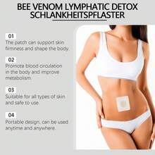 10pcs Bee  Body Care Patch To Improve Fatigue Body Navel Patch To Relieve Fatigue - Beige - View 7