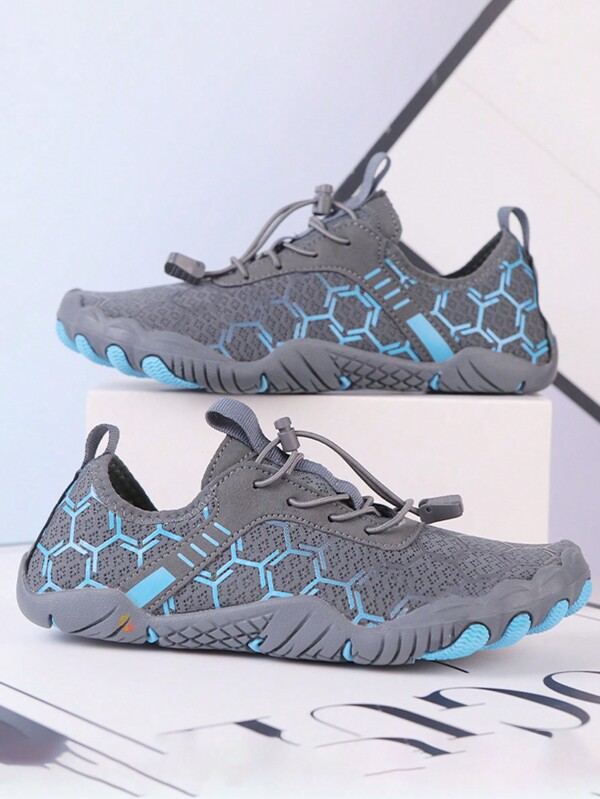 1 Paar unisex Outdoor atmungsaktive Wasserschuhe, Gummisohle für Strand, strömungsoptimierte Sportbekleidung