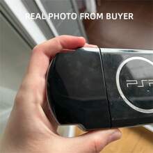 DATA FROG 电池后盖外壳替换件适用于 PSP 2000 3000 Fat Black 全新维修配件 - 黑色 - 查看 8