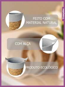 Storage And Organizer Bins - BỘ 3 CHIẾC GIỎ XÁM 3019P. 3018M. 3017G - Xem 5