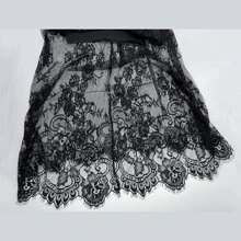 1件甜美百搭的蕾丝透视半身裙，适合日常穿着、度假、约会、派对和婚礼。可作为衬裙穿着，遮盖臀部，凸显身材。非常适合母亲节、情人节和情侣礼物。适合夏季情人节、秋季学期、秋季学期和万圣节。 - 彩色 - 查看 7