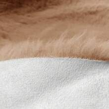 1pc Soft Shaped Decorative Carpet Rug, Non-Slip, Suitable For Living Room, Bedroom, Children's Room Decoration - Camel - View 5