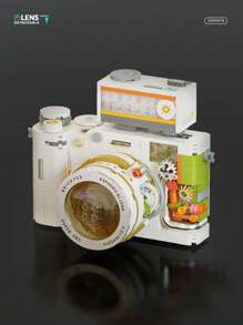 WLtoys Building Blocks Camera, DIY STEM Toys, Building Construction Brick Set Best Gift For Adult Teens Kids Collectible Model Digital Room Decoration - Multicolor - View 7