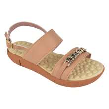 Women Flat Sandals - 米色 - 查看 3