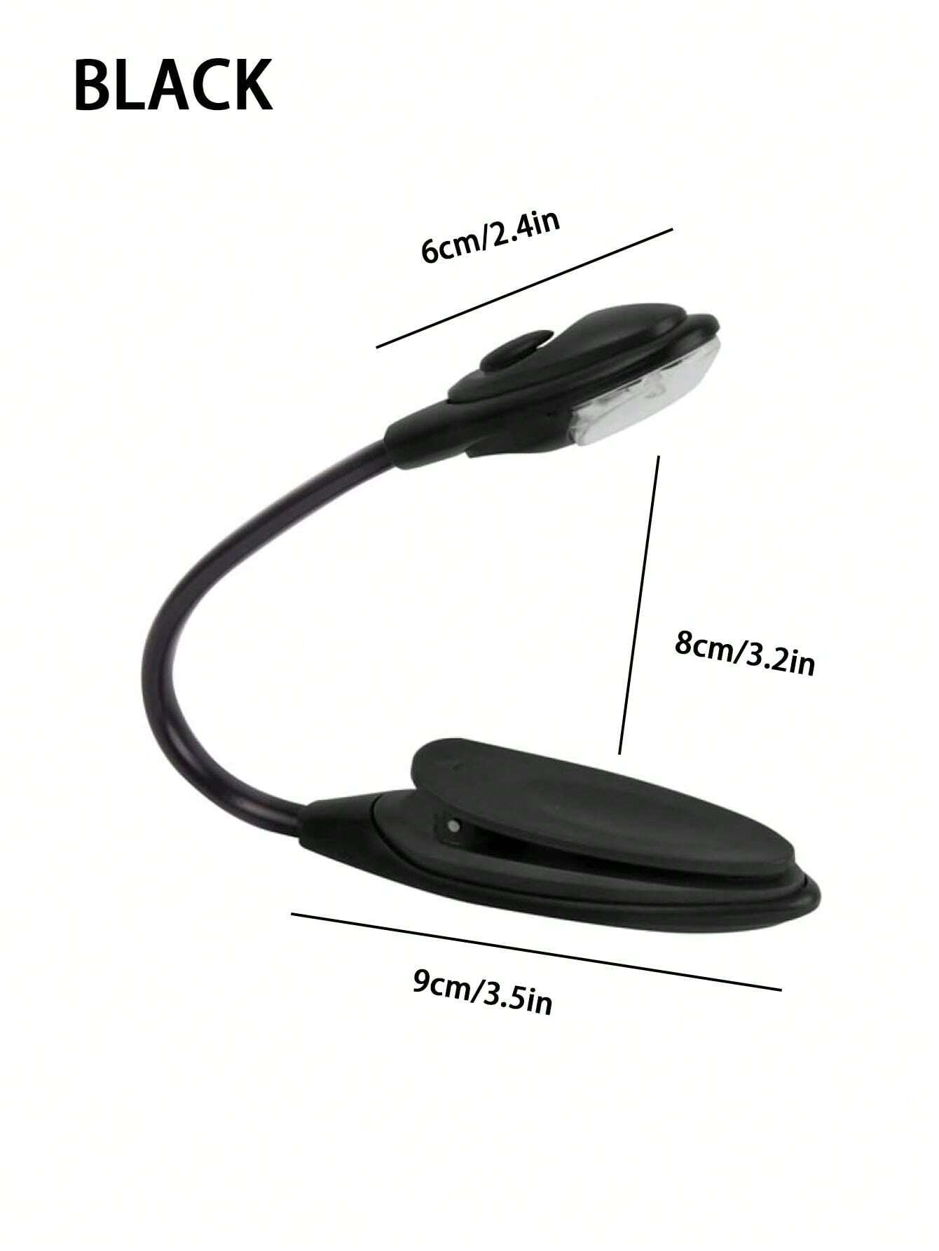 1ชิ้น LED ClipOn Book Light,แบตเตอรี่แบบพกพานักเรียน Eye Protection