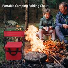 Folding Camping Chair Stool Wear-Resistance Oxford Fabric Durable Material Suitable For Outdoor Travel