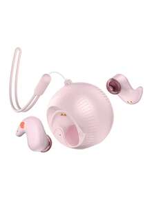 智能降噪設計小球睡眠無線耳機，超薄無感佩戴，設有掛繩 - 白色 - 查看 8