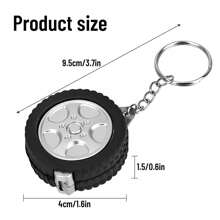 1pc Custom Photo Mini Portable Retractable Tape Measure, Personalized Tape Measure Custom Photo Measurement Tool, Tire Shaped Plastic Tape Measure Keychain Portable Automatic Rebound Steel Tape Measure, Portable Tool For Daily Use, Very Suitable For Home Measurement, School, Office Use, Birthday Gifts For Dad, Mom, Boyfriend And Girlfriend, Colleagues, Valentine's Day Party Gifts, Unique Gift Creativity For Travel Camping Back To School,Back To School,School Supplies