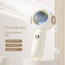 便攜手提風扇，夏季家用、宿舍、學生用USB可充電小口袋風扇 - 彩色 - 查看 4