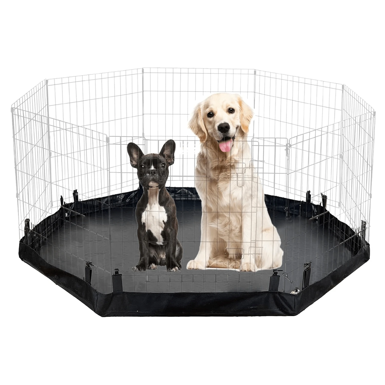 Dog Playpen Bottom Pad, Fits 24 Inch 8 Panels Regular Octagon Metal