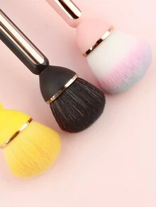 RANCAI 1支化妆刷，散粉刷，柔软纤维刷毛，塑料手柄，适用于腮红、散粉、化妆品 - 彩色 - 查看 9