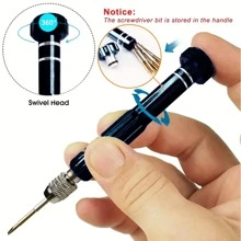 1pc 5-In-1 Multifunctional Small Screwdriver Kit Repair Tool For Eyeglass, Fashion Glasses, Electronics, Cellphone, Jewelry And More Glasses Accessories For Women - Multicolor - View 1