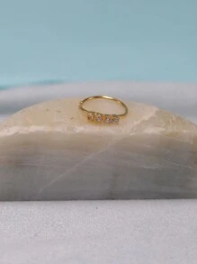 1pc Transparent Zirconia Nose Ring, 925 Sterling Silver Cartilage Earring, Suitable For Nose, Cartilage, Helix, Tragus, Conch, Daith