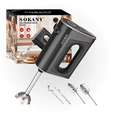 Batedeira e Mixer Misturador Elétrico Bolos Ovos 800W 4 em 1 Portátil