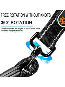 1 pieza Correa para mascotas militar verde reflectante con cuerda P adecuada para perros medianos y grandes - Verde militar - Ver 9