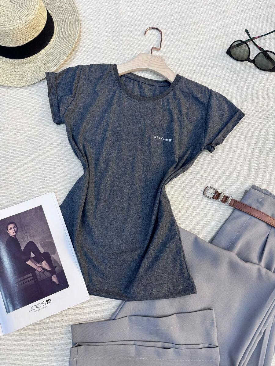 Women T-Shirts - 深灰色 - 查看 1