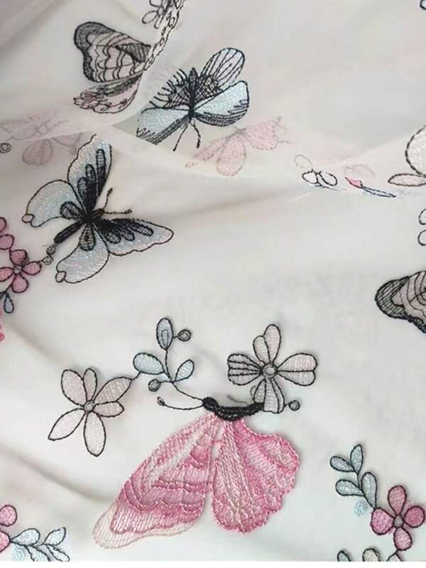 1 pieza tela de malla de gradiente de dos colores, tela transparente con textura láser para falda larga o chal, tela creativa hecha a mano