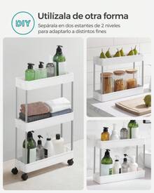 SONGMICS Storage Island & Carts - trắng - Xem 5