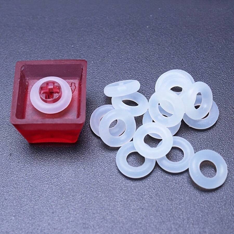 150PCS Rubber O Ring Switch Dampeners Damper For Mechanical Keyboard