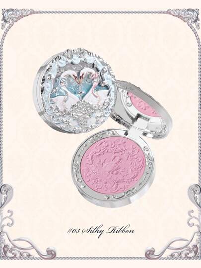 Flower Knows Cisne ballet en relieve color rubor